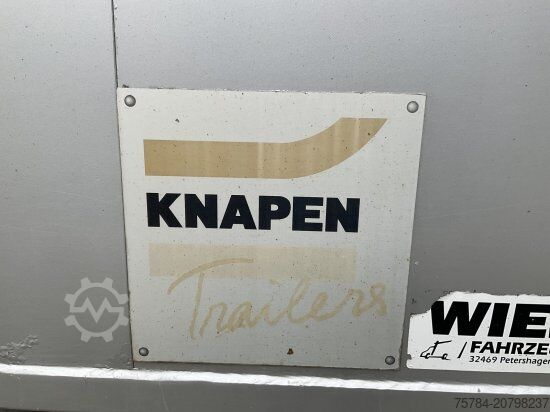 Oplegger met walking floor KNAPEN SCHUBBODEN 92QM, CARGOFLOOR, LIFT-LENK, FUNK, BPW, TÜV NEU