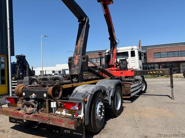 System med krogarm MAN TGS 26.320 + 6x4 FRONT TRACTION + STEERING/LIFT...