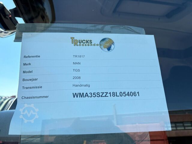 System med krogarm MAN TGS 26.320 + 6x4 FRONT TRACTION + STEERING/LIFT...