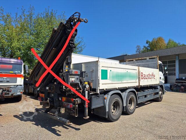 Teherautó platóval (nyitott) MAN TGS 33.440 6x4 Pritsche 2011 ohne Kr