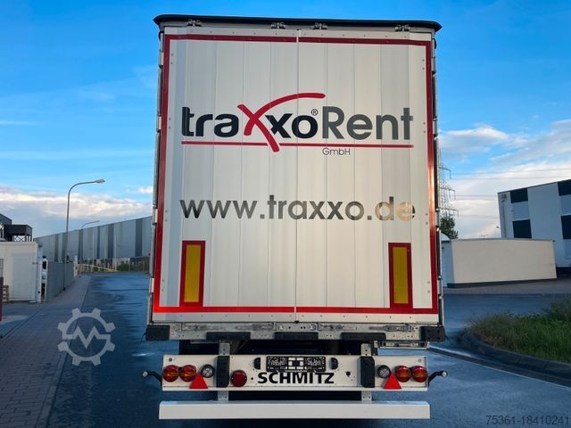 Open oplegger met zeil SCHMITZ CARGOBULL SCS, XL + Getränke + DC