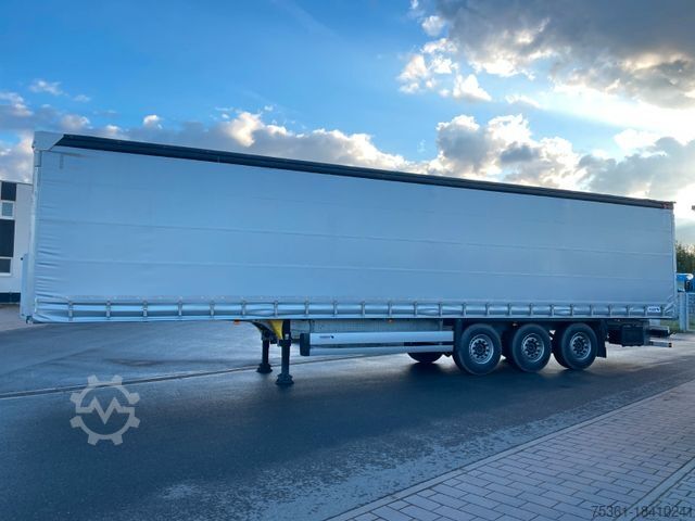 Open oplegger met zeil SCHMITZ CARGOBULL SCS, XL + Getränke + DC