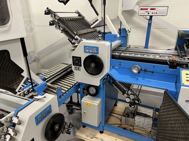 Falzmaschine GUK FA 49/4 Folding Machine + GUK FA 49/4 Cross Folding Module