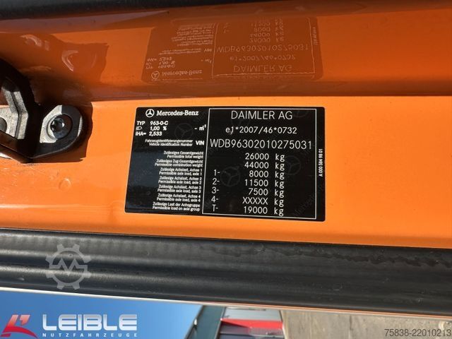 Autocarro con pianale e telone MERCEDES-BENZ Actros 2548*Stream Space*Fliegl Jumbo**