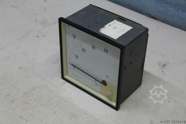 H&B Elima Spannungsmessgerät, Voltmeter 0-40V