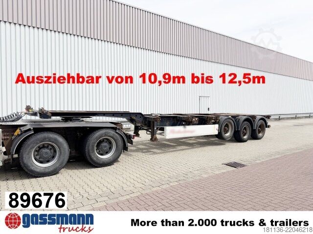 Semirremolque con caja intercambiable Krone SD Container-Chassi, 20/2x20/30/40 Fuß