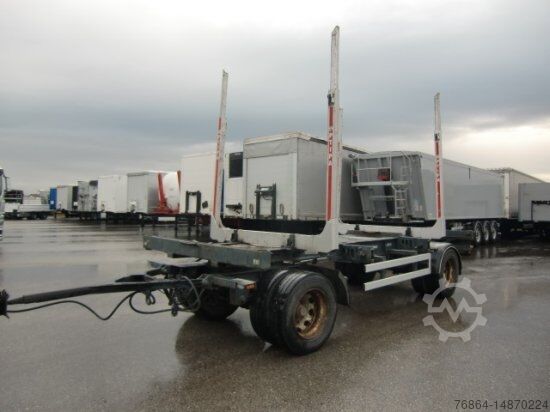 Rimorchio portatronchi RESSENIG HOLZANHäNGER 2-ACHSIG BPW-ACHSEN, 6M