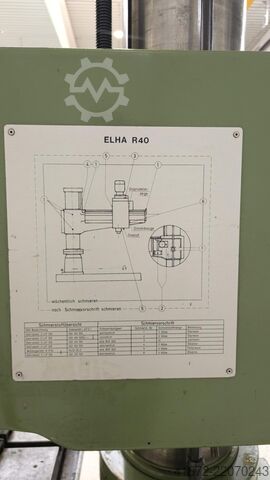 ακτινική δραπανομηχανή ELHA R40 / 1250