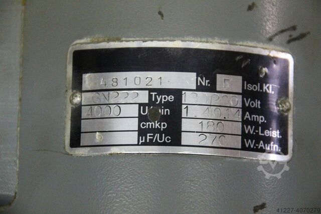 Gelijkstroommotor 0,18/0,27 kW unbekannt GN222