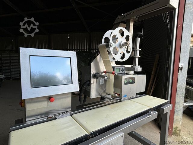 Impressora e etiquetadora de controlo de peso Octopus Octopus Checkweigher & Labeller Automatic 6kg