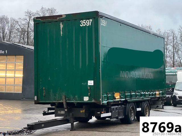 Remorcă cu caroserie interschimbabilă KRONE WP 7,7 N2C-CS Wechselpritsche Schiebeplane