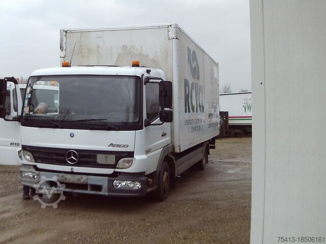 Φορτηγό-κιβώτιο Mercedes-Benz atego 815 koffer+laadbrug