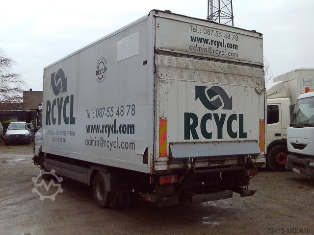 Φορτηγό-κιβώτιο Mercedes-Benz atego 815 koffer+laadbrug