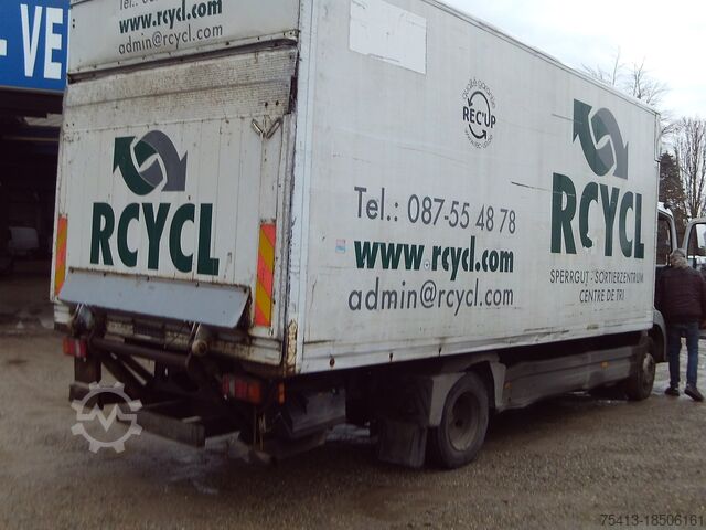 Φορτηγό-κιβώτιο Mercedes-Benz atego 815 koffer+laadbrug
