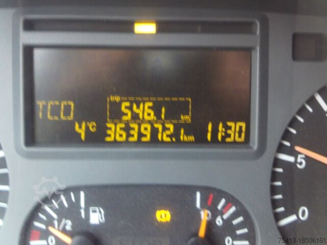 Φορτηγό-κιβώτιο Mercedes-Benz atego 815 koffer+laadbrug