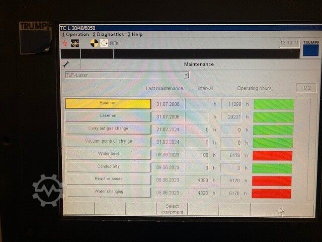 Máquina de corte por láser Trumpf TruMatic L 3050