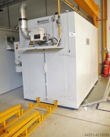 Gáz Poeder fali kamrás kemence égető kemence Glasbeek Finish 250°C