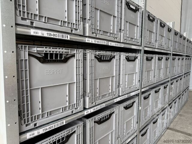 2 000 x 610 mm / 4 niveaux / 5,27 mètres linéaires. Dexion HI280 Kistenregal Kommissionierregal Regal