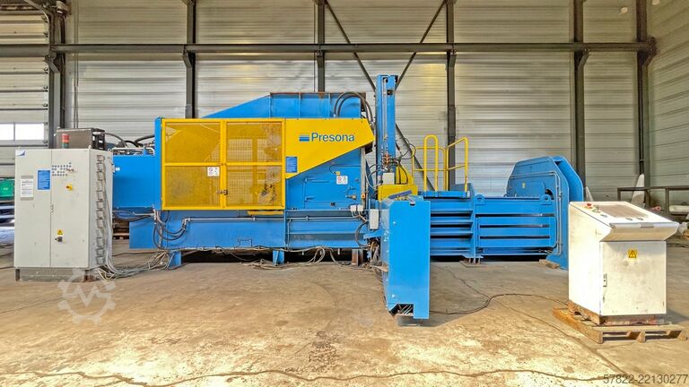 80 tons ballepresser med 8-dobbelt krydsbinding Presona LP 80 VHK1