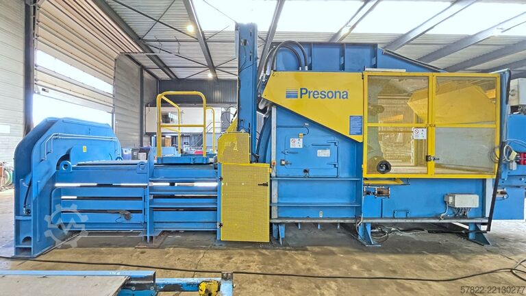 80 tons ballepresser med 8-dobbelt krydsbinding Presona LP 80 VHK1