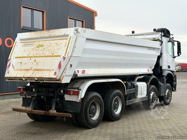 Tipper truck MERCEDES-BENZ AROCS 4145 8x8 Meiller Muldenkipper