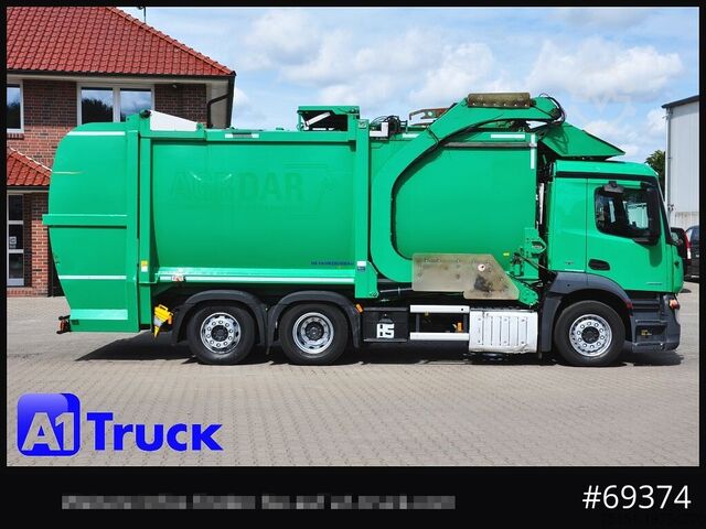 Vuilniswagen MERCEDES-BENZ Antos 2533, HS Millenium XXL37 Überkopflader,