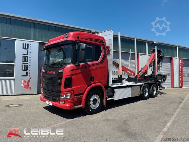 Camion forestier SCANIA R 580 6x4 V8*Palfinger EPSILON M12Z*Exte*