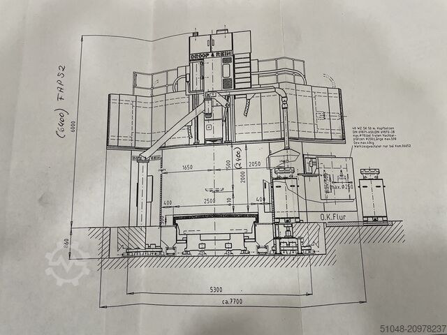 Dubbele kolom portaalfreesmachine Droop&Rein Portal milling machine FPV 2500SL50-15N CNC