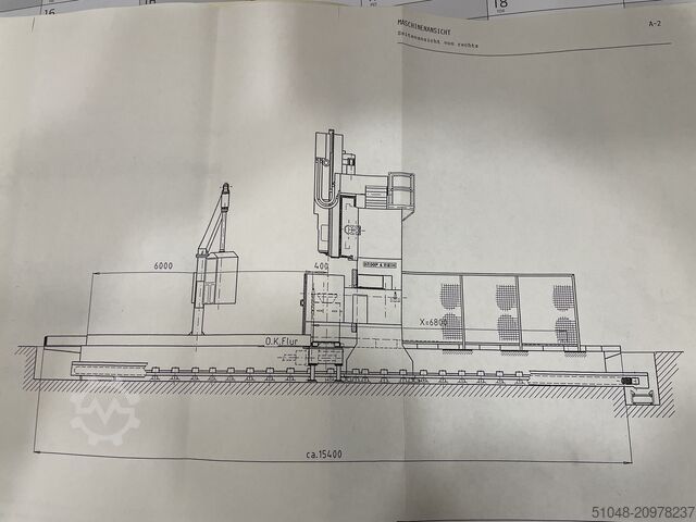 Dubbele kolom portaalfreesmachine Droop&Rein Portal milling machine FPV 2500SL50-15N CNC