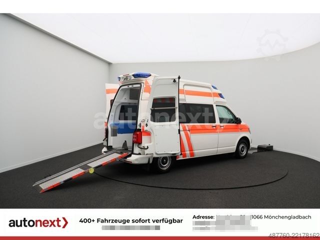 Brandbil VOLKSWAGEN T6 Transporter *RTW/KTW* Hoch+Lang *TOP ZUSTAND*
