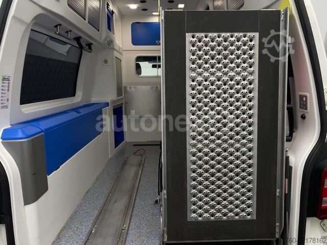 Brandbil VOLKSWAGEN T6 Transporter *RTW/KTW* Hoch+Lang *TOP ZUSTAND*