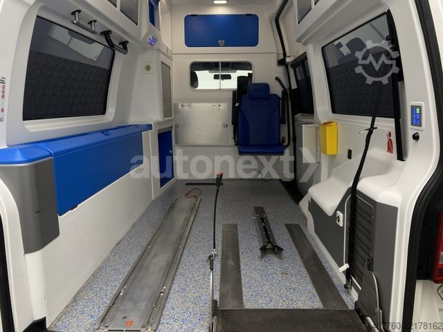 Brandbil VOLKSWAGEN T6 Transporter *RTW/KTW* Hoch+Lang *TOP ZUSTAND*
