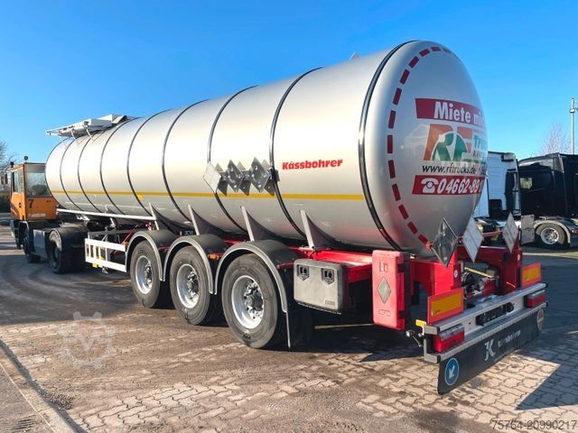 Tankauflieger KÄSSBOHRER 32m² V2A Bitumentankauflieger /leicht beschädigt