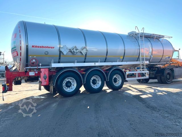 Tankauflieger KÄSSBOHRER 32m² V2A Bitumentankauflieger /leicht beschädigt