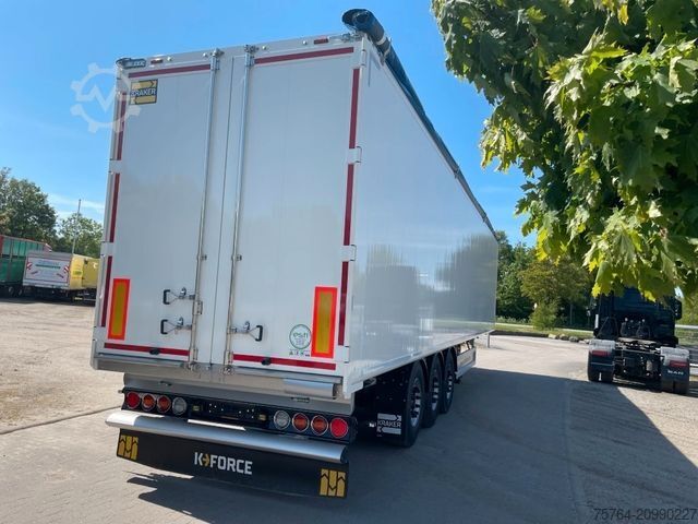 Auflieger mit Walkingfloor KRAKER ca. 92 m³ Schubboden/10mm Boden/Funk/Auch Miete!