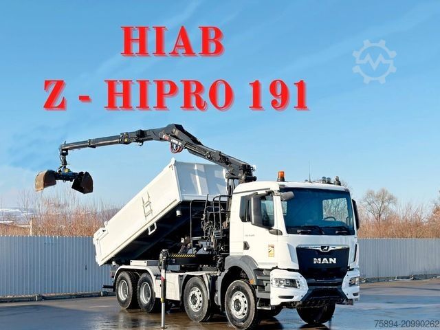 Autokran MAN TGS 35.470 * KIPPER 5,10m + KRAN * TOPZUSTAND