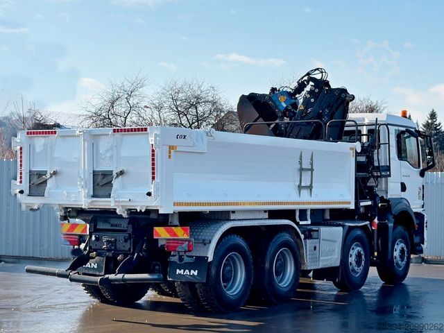 Autokran MAN TGS 35.470 * KIPPER 5,10m + KRAN * TOPZUSTAND