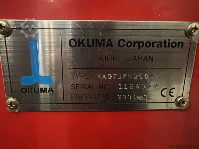 CNC-svarv Okuma Macturn 250-2SW-1000