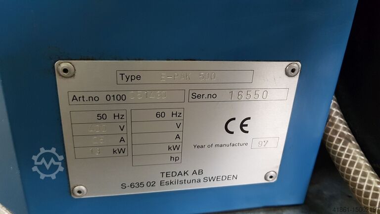Vacuümextractiesysteem NEDERMAN E-PAK 500