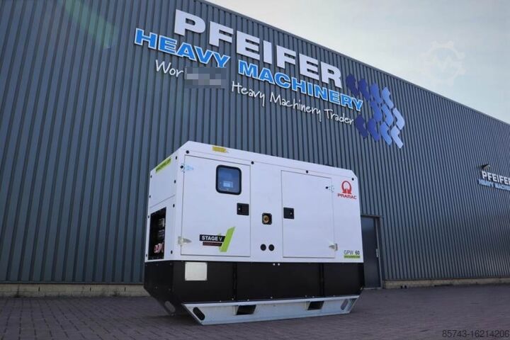 Aggregaat Pramac GPW60I/FS5 Valid inspection, *Guarantee! Diesel, 6