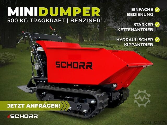 Minidumper 500kg Dumper Rupsdumper SCHORR Minidumper RR500DHKA2 PRO 500kg Mulde