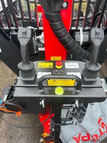 Přívěs na klády STEPA M-16 FORSTANHäNGER MIT STEINDL PALFINGER FORSTKRAN L, 2-ACHSIG 4- RUNGENPAARE