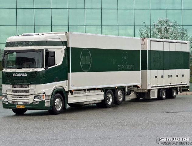 Koelwagen SCANIA S500 RETARDER TAIL LIFT BURG TRAILER VAN BEURDEN