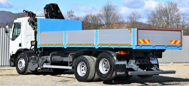 Kiepwagen RENAULT Premium 320 *KIPPER 6,30m+HIAB 122B-2 DUO