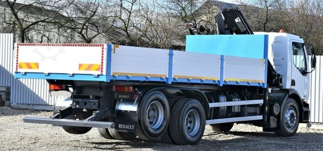 Kiepwagen RENAULT Premium 320 *KIPPER 6,30m+HIAB 122B-2 DUO
