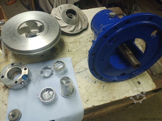 Bomba de voluta Bomba química normalizada KSB 7,5kW ; 6m³/h ; 25m KWPK 40-315 Edelstahl 1.4593 Duplex