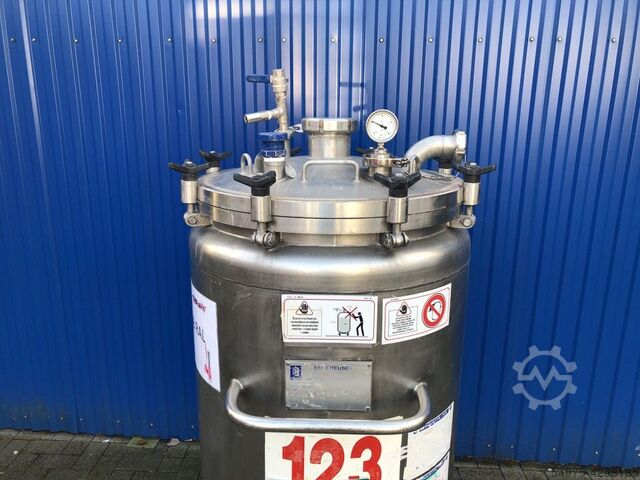 Drukvat Roestvrijstalen tank 10467