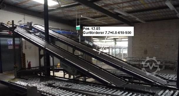 Transportsysteem Transportband Transportband Gebhardt 7733-610-500 + 900-610-500