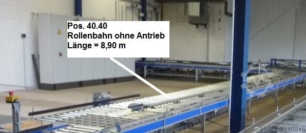 Makaralı konveyör tahrik edilmiyor Gebhardt 8900-510-450