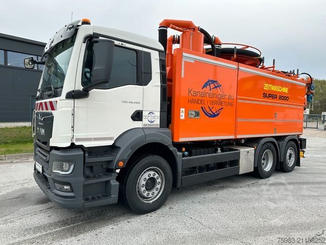 Vakuumtankbil MAN TGS 26.480 6x2 BL Wiedemann Super 2000 8,0/5,0/1